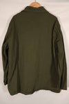 Real early 1960s US Army OG-107 utility shirt, no size tag, used, C