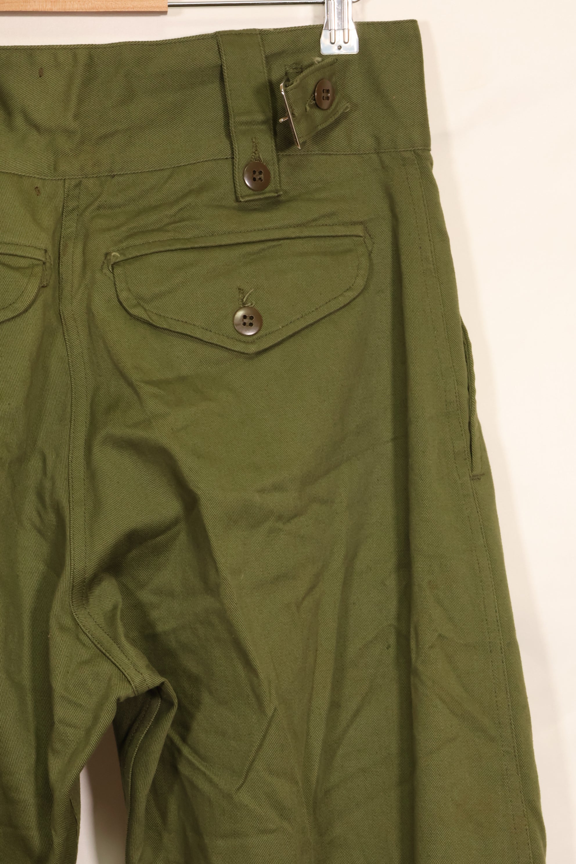 1967 contract almost dead stock Vietnam War Australian Army feel pants, almost unused.