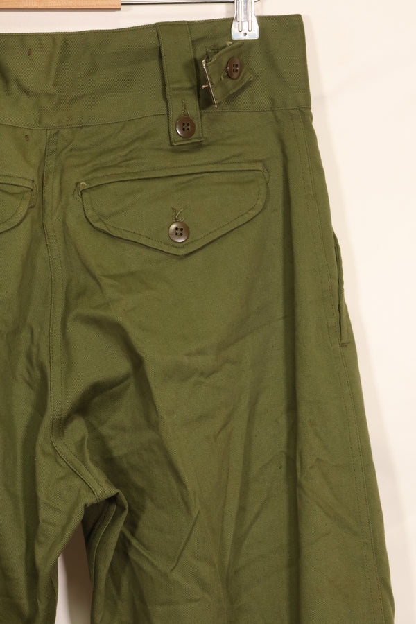 1967 contract almost dead stock Vietnam War Australian Army feel pants, almost unused.