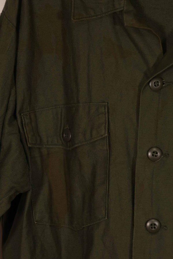 Real 1975 U.S. Army OG-107 Utility Shirt 17 1/2 x 36 Used D