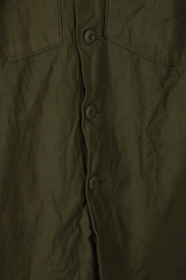 Real 1971 U.S. Army OG-107 utility shirt, almost unused A