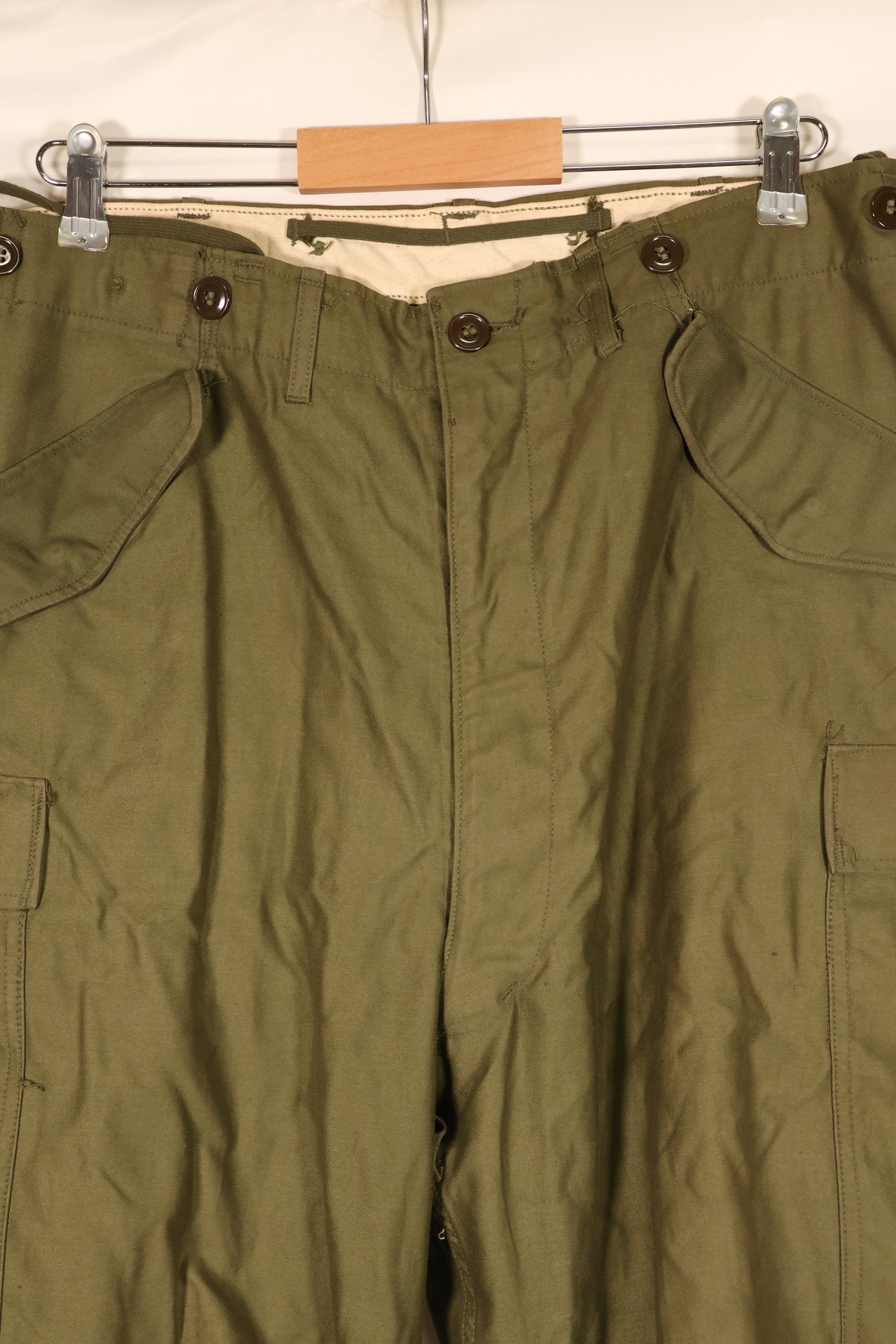 1951 Contract, M-R, U.S. Army, M-1951 Field Pants, M51 Pants, Virtually Unused　
