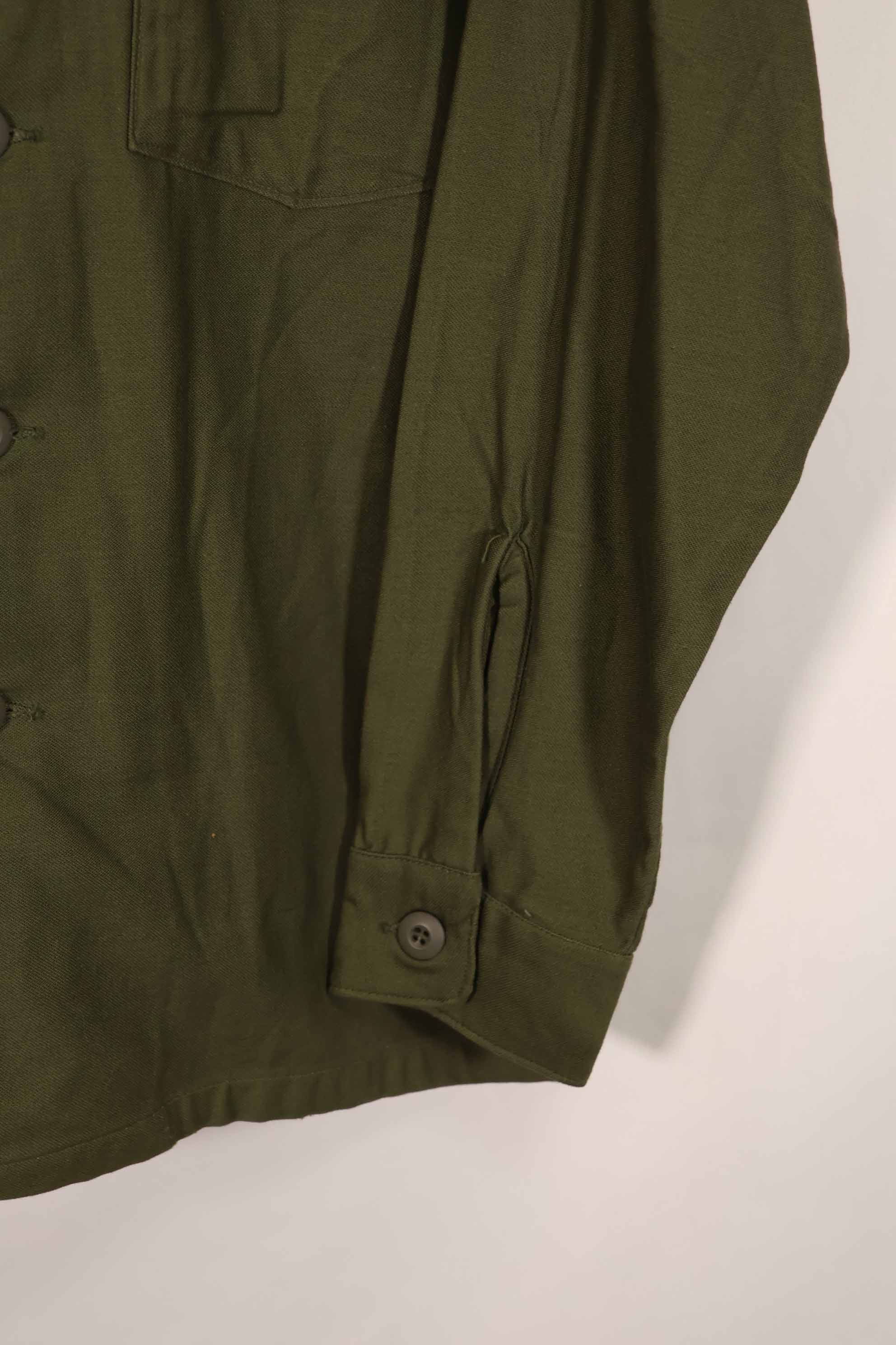 Real 1967 U.S. Army OG-107 utility shirt, almost unused D