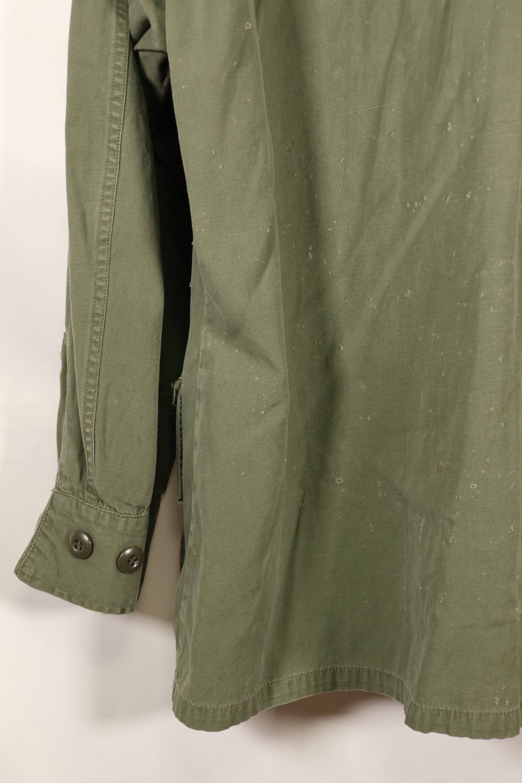 1967 Contract M-S Non Ripstop 3rd Model Jungle Fatigue Jacket with Tape Used