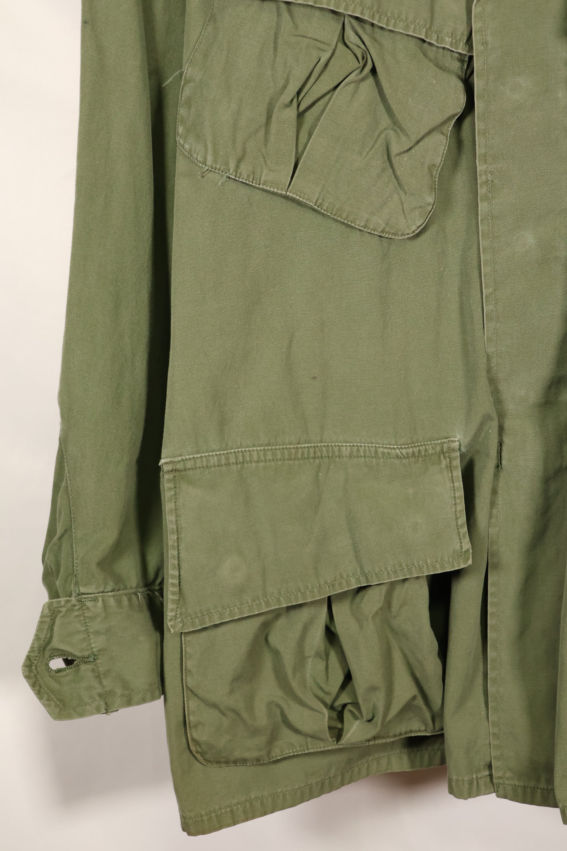 Circa 1967 M-S Non Ripstop 3rd Model Jungle Fatigue Jacket Used