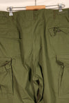 1967 Deadstock X-L-R 3rd Model Jungle Fatigue Pants, No Rips, Good Condition