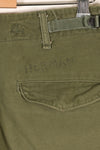 1970s lot, estimated size M-R, M65 field pants, cold weather specs, used.