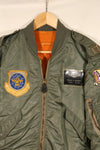 1960 Contract, MEDIUM, U.S. Air Force (USAF), L-2B Flight Jacket, Original Patches, Used
