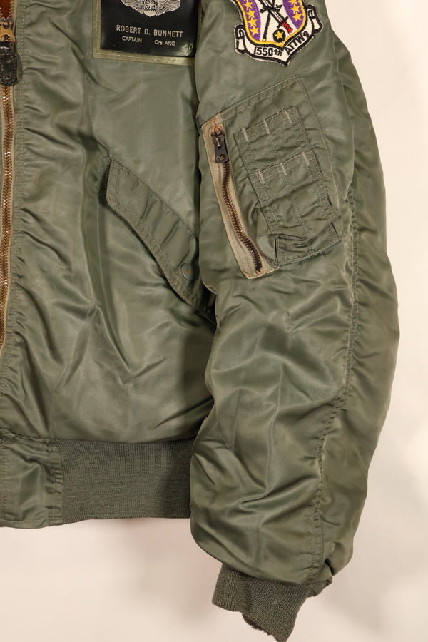 1960 Contract, MEDIUM, U.S. Air Force (USAF), L-2B Flight Jacket, Original Patches, Used