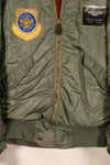 1960 Contract, MEDIUM, U.S. Air Force (USAF), L-2B Flight Jacket, Original Patches, Used
