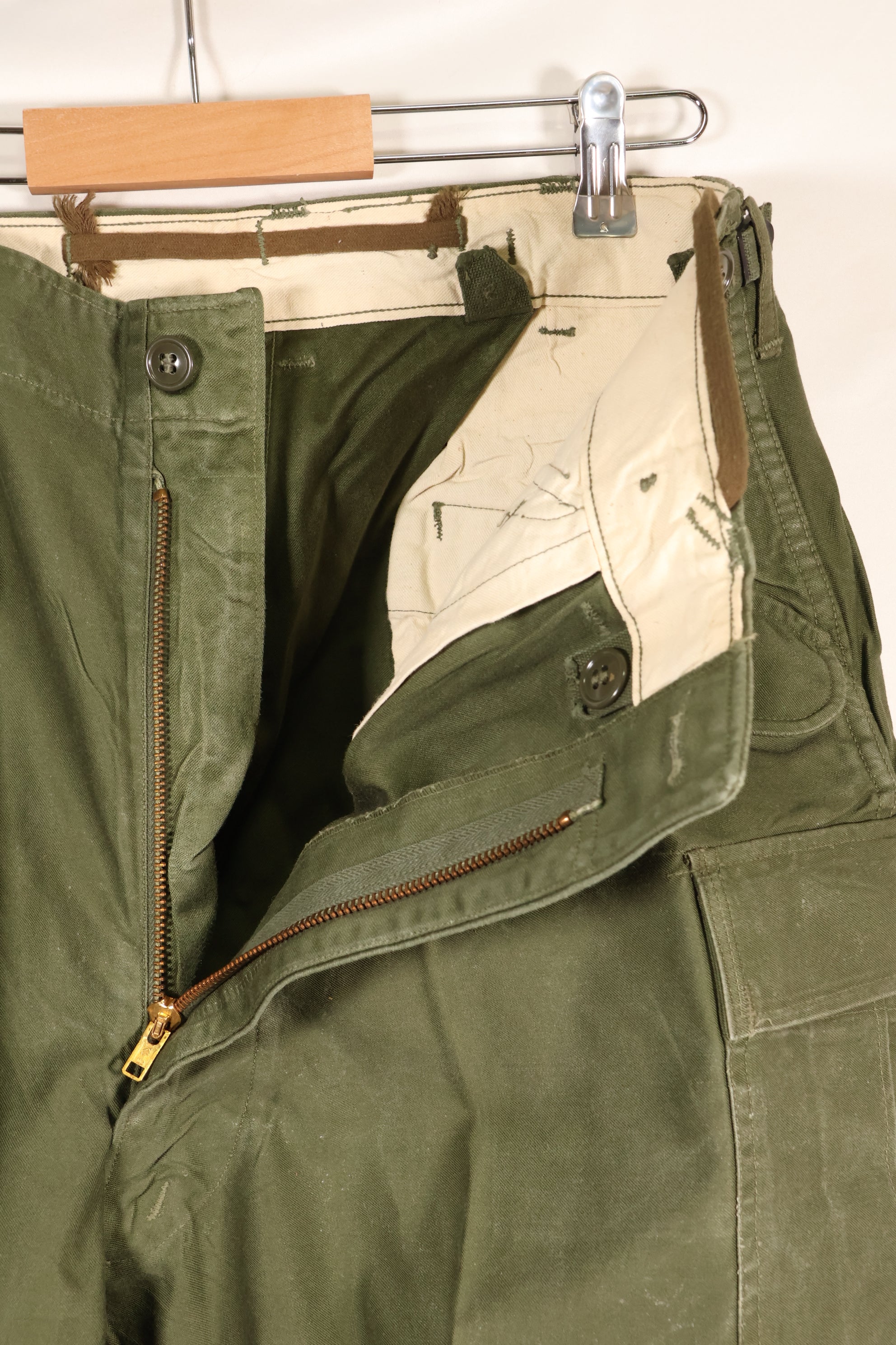 1952 Contract M-S U.S. Army M-51 Field Cotton Pants Used