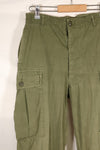 1963 contract, estimated XS 1st Model Jungle Fatigue pants, used with strong signs of use.