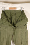 1963 contract, estimated XS 1st Model Jungle Fatigue pants, used with strong signs of use.
