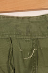 1963 contract, estimated XS 1st Model Jungle Fatigue pants, used with strong signs of use.