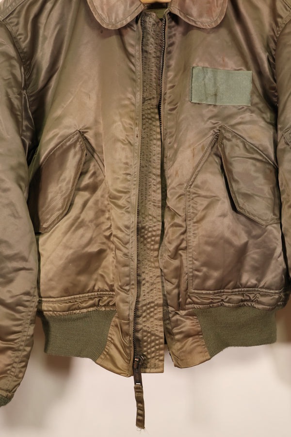 1986 Contract, MEDIUM, U.S. Navy, CWU-45P, Intermediate Zone, Flight Jacket, Used