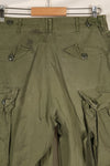 1964 Contract S-R 1st Model Jungle Fatigue Pants, CRC release, faded, used