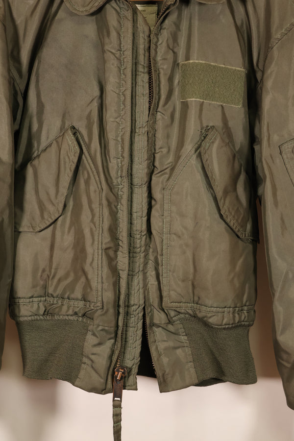 Estimated late 1980s; S–M; U.S. Navy; CWU-45P; Intermediate Flight Jacket; Used