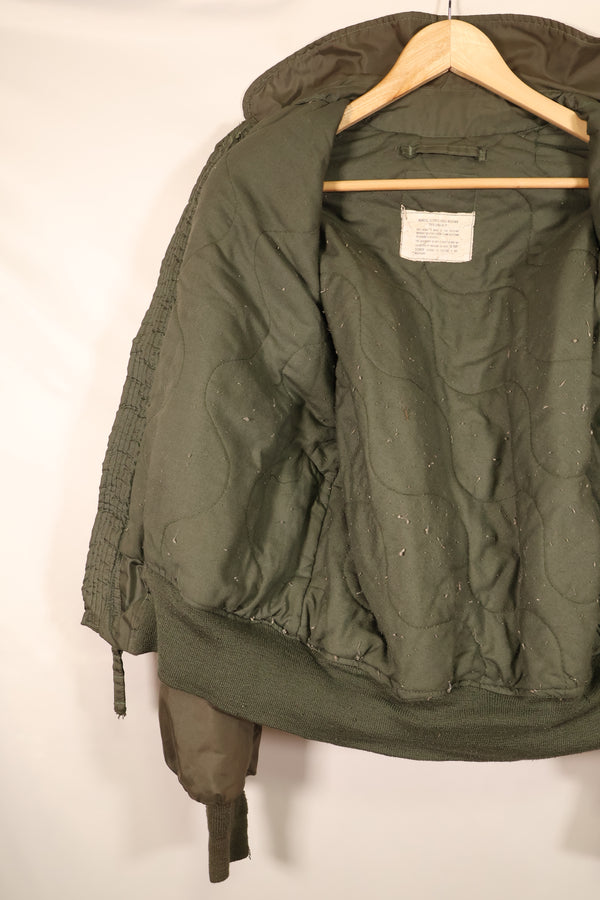 Estimated late 1980s; S–M; U.S. Navy; CWU-45P; Intermediate Flight Jacket; Used