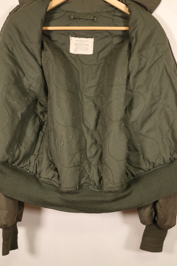 Estimated late 1980s; S–M; U.S. Navy; CWU-45P; Intermediate Flight Jacket; Used