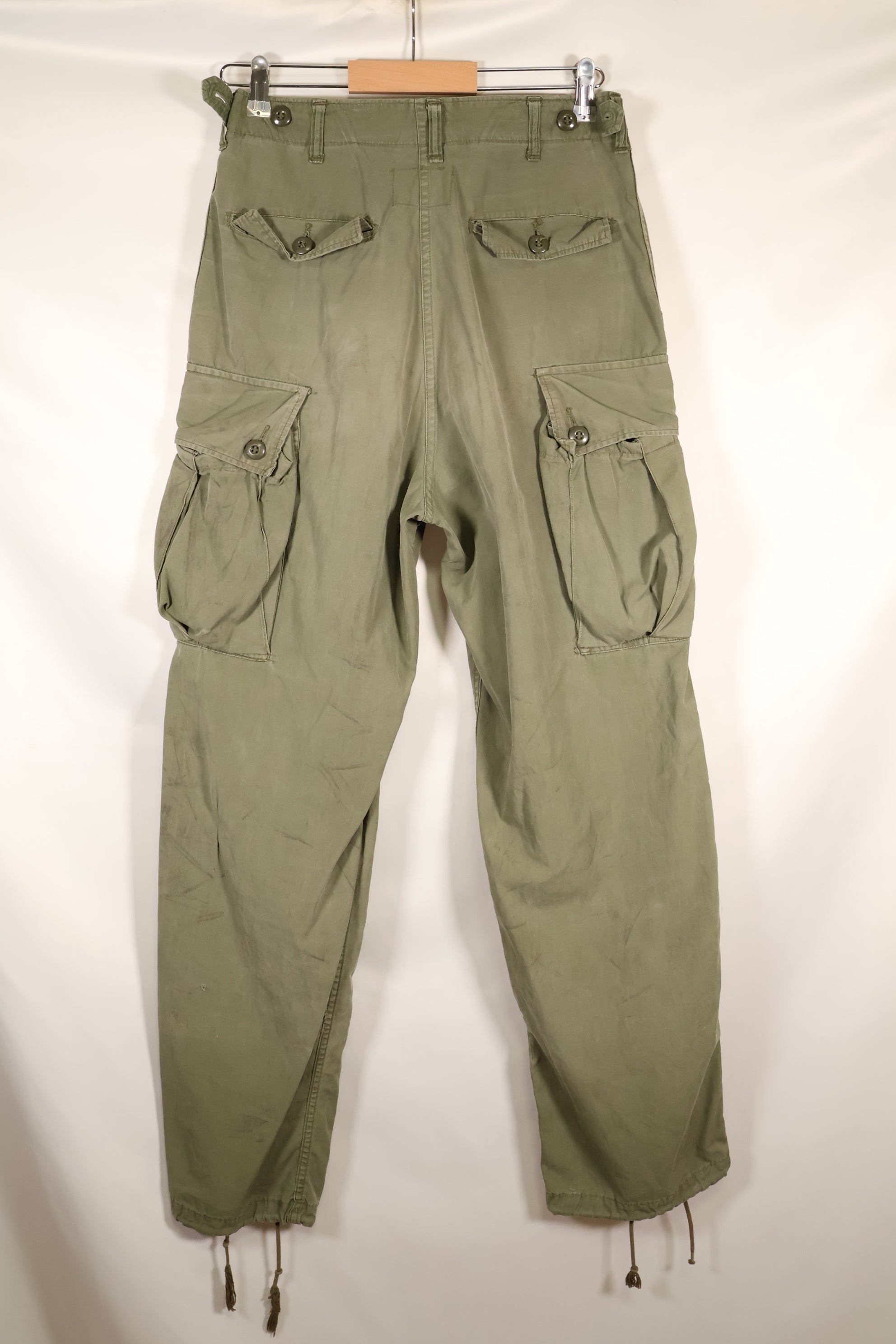 1964 Contract S-L 1st Model Jungle Fatigue Pants CRC Release Faded Used