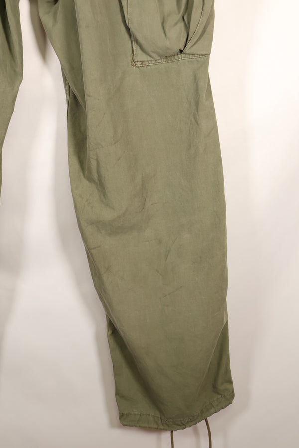 1964 Contract S-L 1st Model Jungle Fatigue Pants CRC Release Faded Used