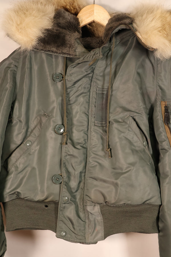 Mid-1950s, MEDIUM, U.S. Air Force (USAF), N2-B Flight Jacket, Used