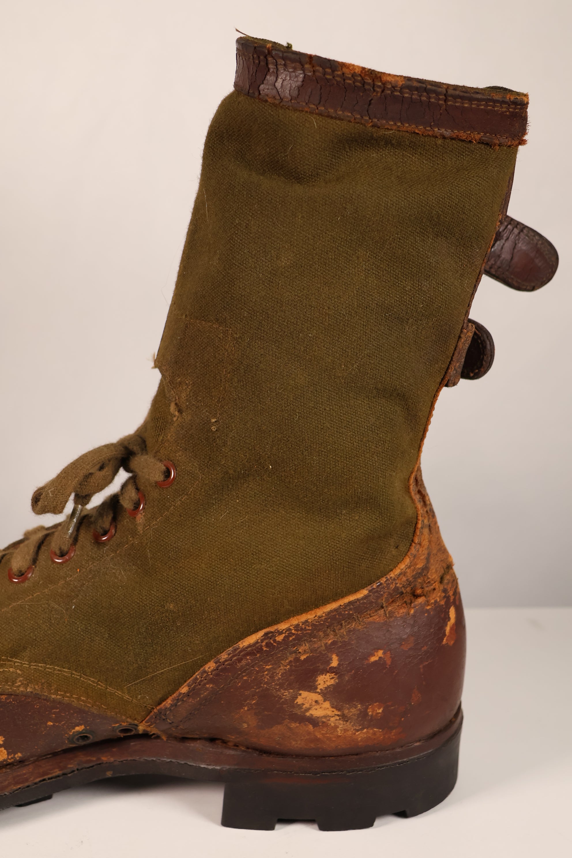 Actual 1951 tropical boots, commonly known as Okinawa boots, rare, used 10 27cm, large size