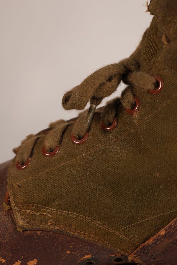 Actual 1951 tropical boots, commonly known as Okinawa boots, rare, used 10 27cm, large size