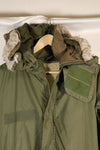 Year Mix 1972 Contract Shell S-R M65 Field Parka Set M51 with Liner Used E