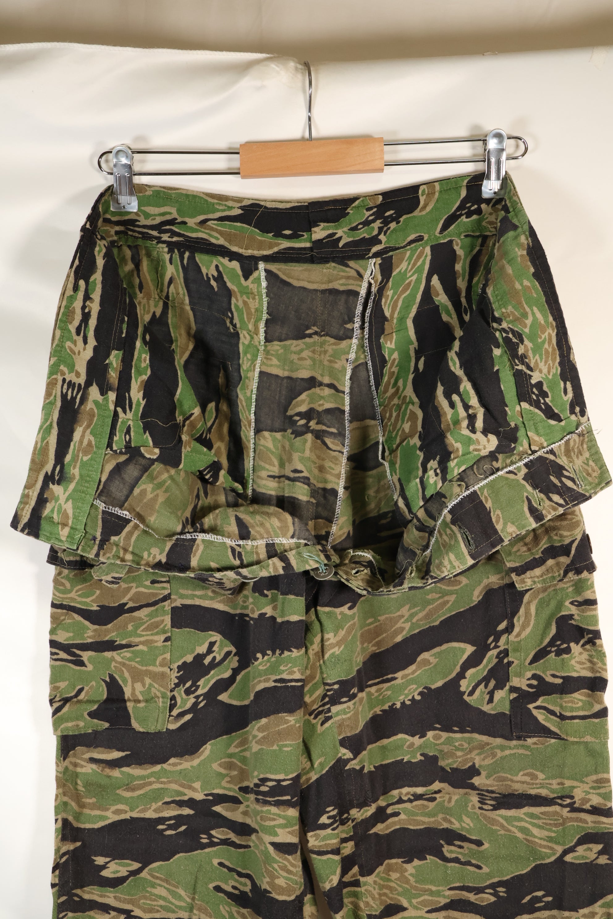 Late 1960s-70s Taylor Late War Tiger Stripe Large Pants Used