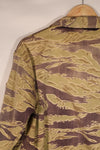 Real Early gold tiger stripe US cut shirt, used, faded.