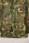 Circa 1966-67 US Army ERDL Camouflage Leaf Camouflage Jungle Fatigue Jacket, used.