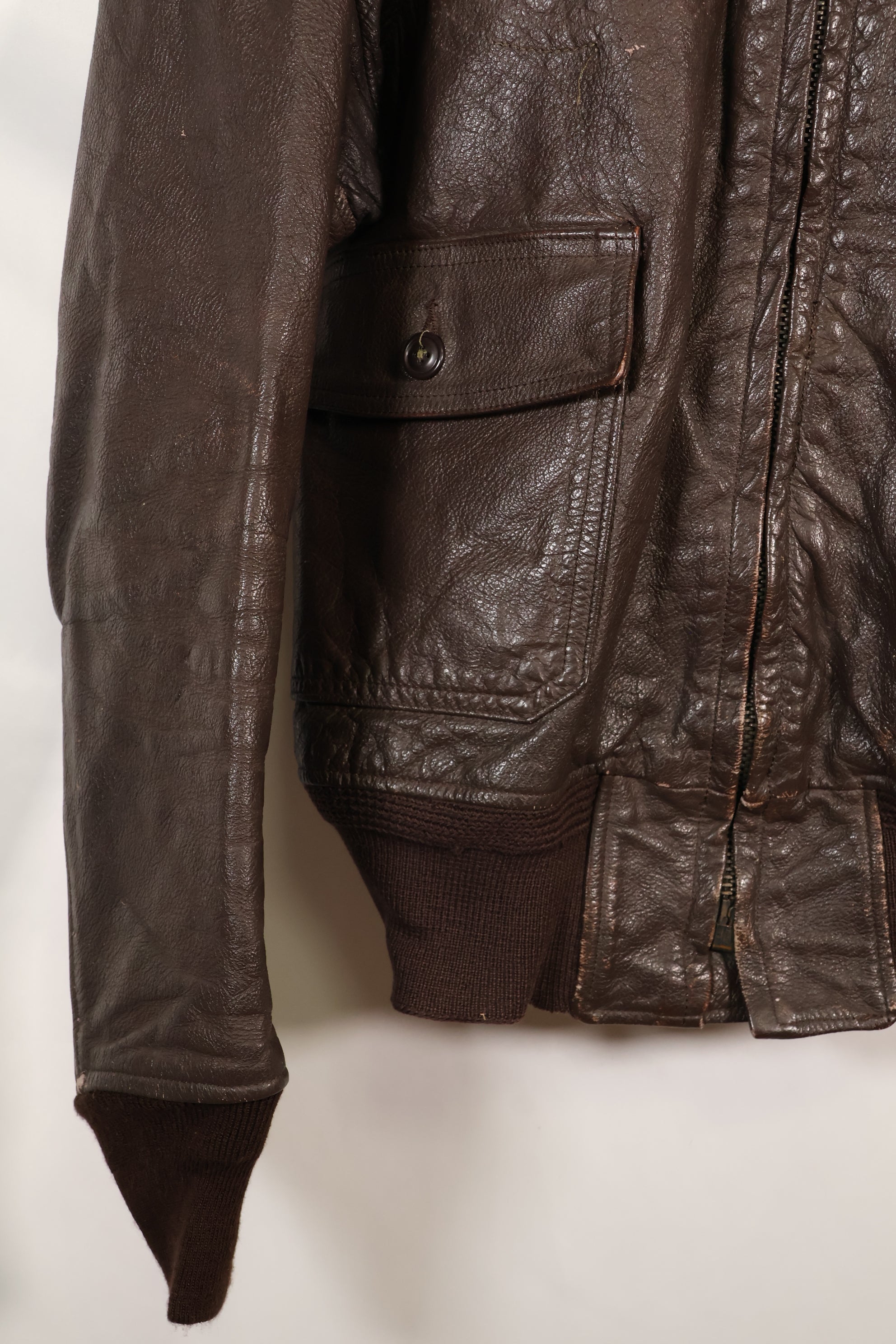 1963 Contract Size 44 US Navy G-1 Flight Jacket Intermediates Used