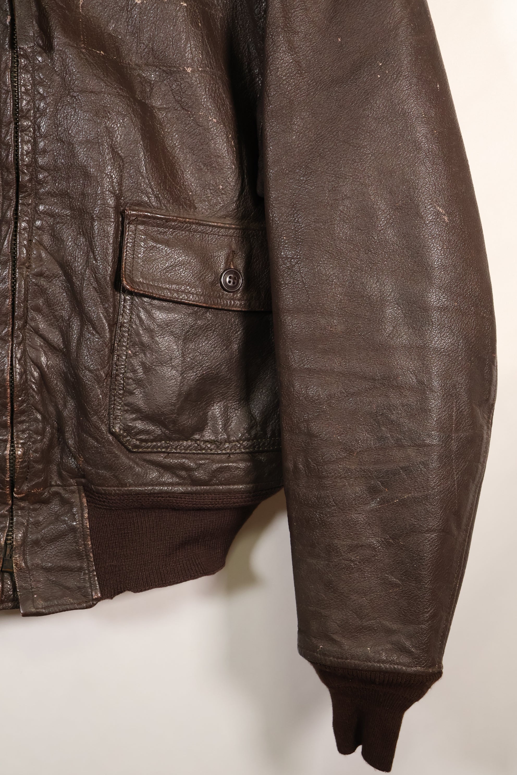 1963 Contract Size 44 US Navy G-1 Flight Jacket Intermediates Used