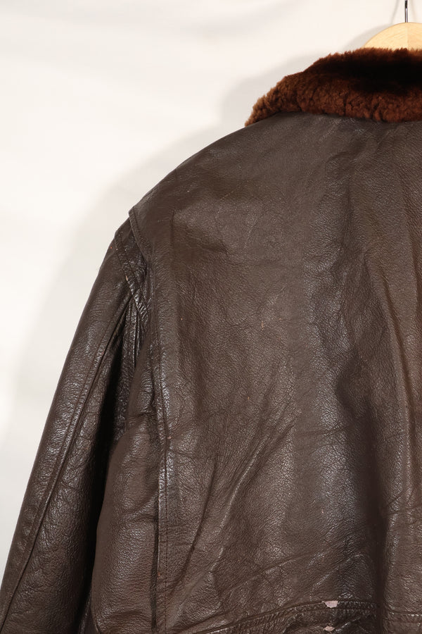 1963 Contract Size 44 US Navy G-1 Flight Jacket Intermediates Used