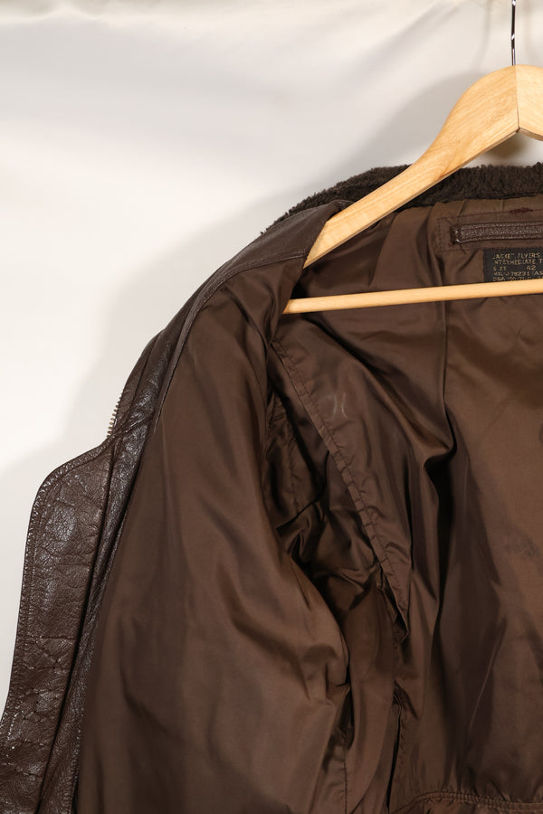 1971 Contract Size 42 US Navy G-1 Flight Jacket Intermediates Used