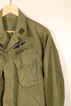 1970 Contract, Presumed S-R, 4th Model Jungle Fatigue Jacket, Thai Army Patch, Used