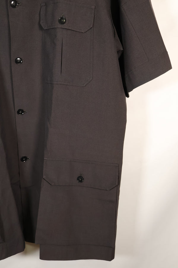 1960s Saigon Taylor Made Black Safari Jacket Pants Set