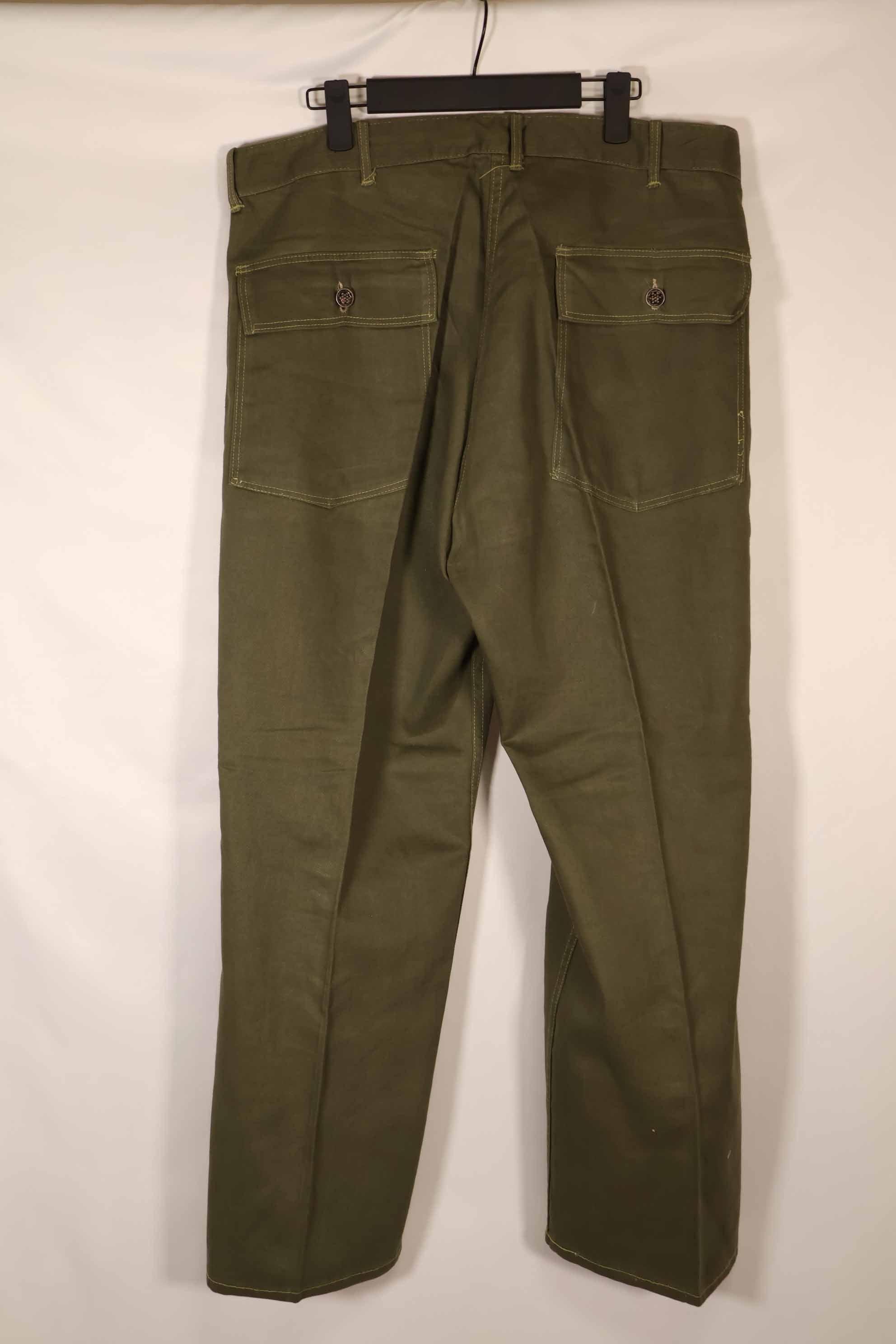 Real 1950s U.S. Army Cotton Utility Pants, Used