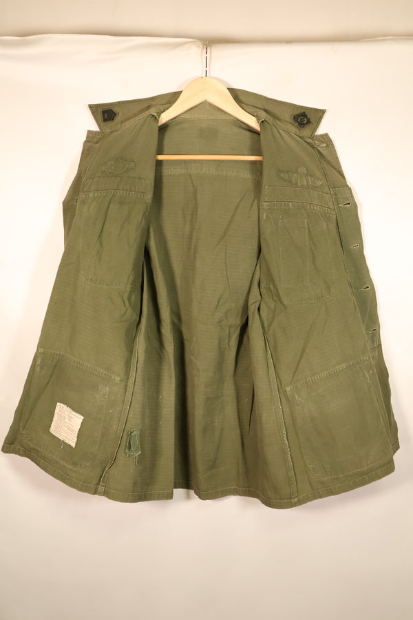 1970 Contract, Presumed S-R, 4th Model Jungle Fatigue Jacket, Thai Army Patch, Used
