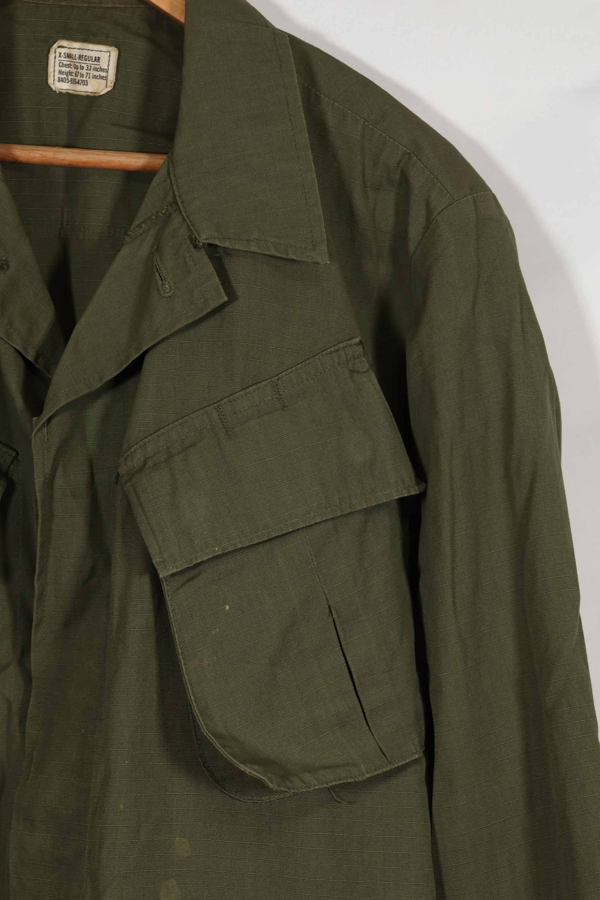 1969 4th Model Jungle Fatigue Jacket X-S-R, used, good condition