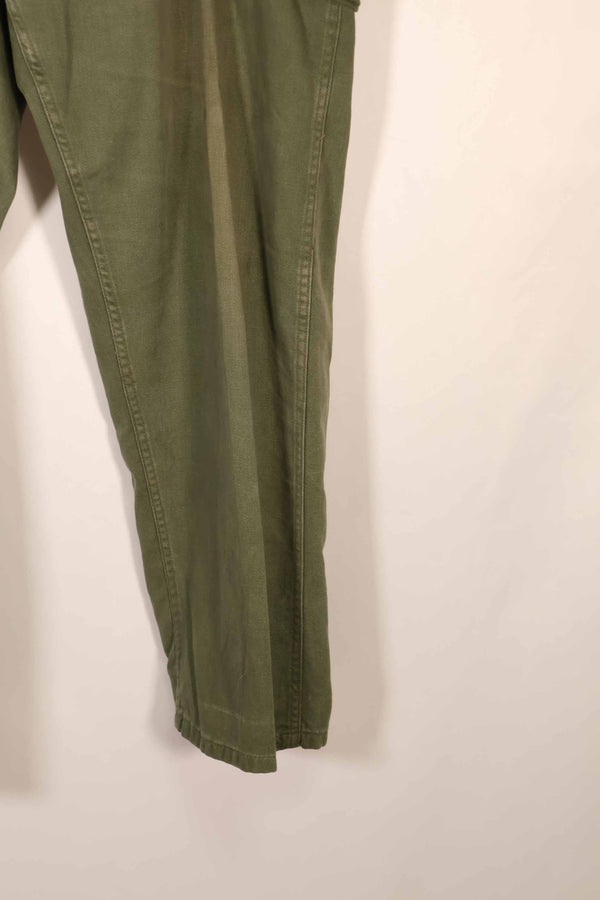 Real 1940s-50s US Army M43 Pants Cut Cotton Pants Used