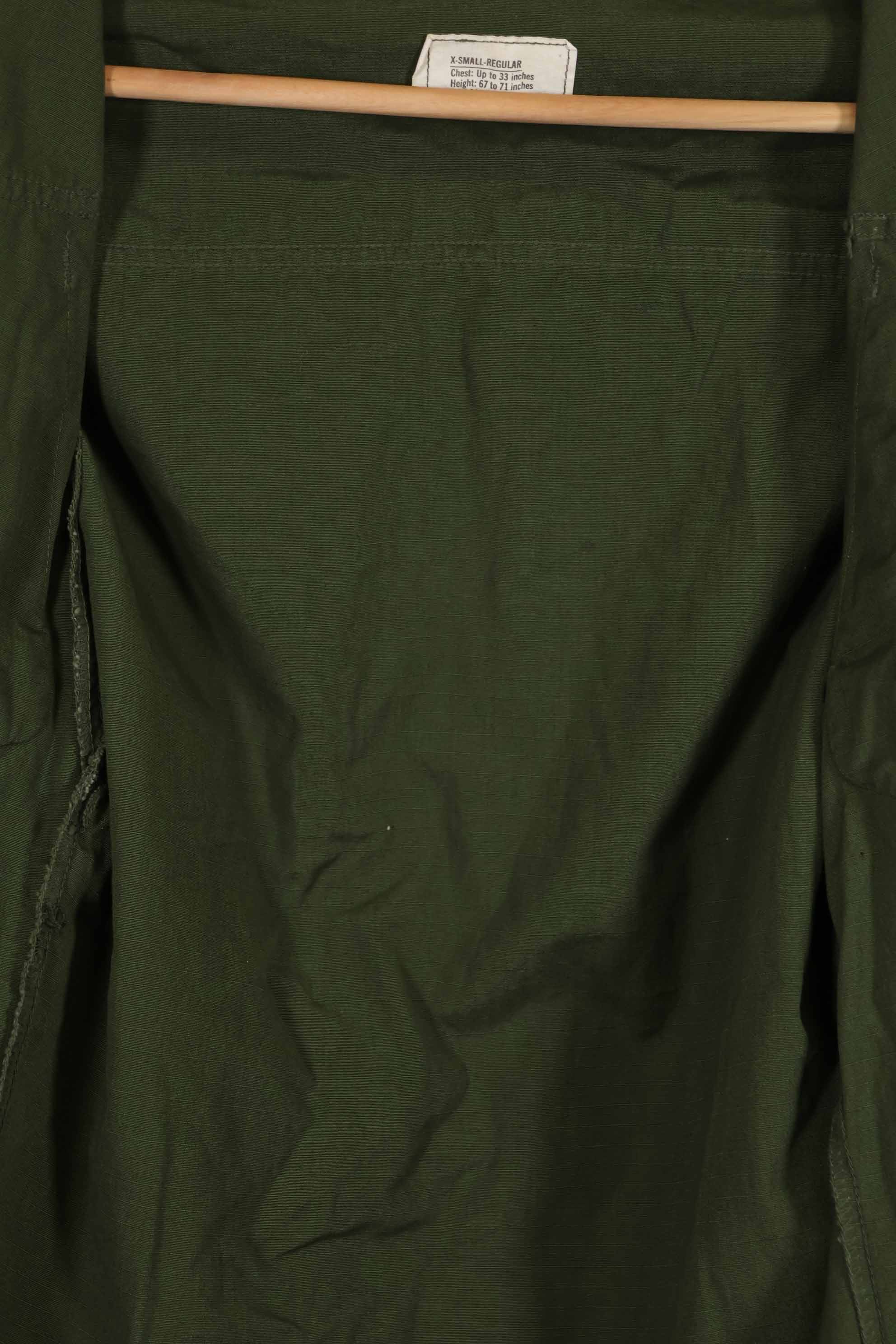 1970 4th Model Jungle Fatigue Jacket X-S-R Used, almost unused