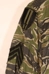 1960s Small Tiger-Stripe Shirt, CIDG Pattern, with Original Patch, Used