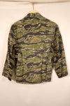 1960s Small Tiger-Stripe Shirt, CIDG Pattern, with Original Patch, Used
