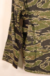 1960s Small Tiger-Stripe Shirt, CIDG Pattern, with Original Patch, Used