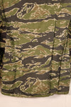 1960s Small Tiger-Stripe Shirt, CIDG Pattern, with Original Patch, Used