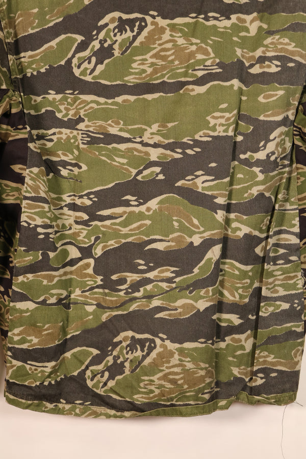 1960s Small Tiger-Stripe Shirt, CIDG Pattern, with Original Patch, Used
