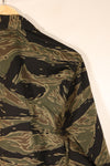 Circa 1965, Made in Japan, A-M, Silver Tiger, Asian Cut, Tiger Stripe Shirt, Good Condition, Used