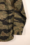 Circa 1965, Made in Japan, A-M, Silver Tiger, Asian Cut, Tiger Stripe Shirt, Good Condition, Used